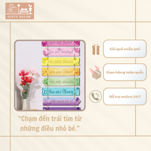 Bộ bảng chữ decor Hope – Love – Faith - Ảnh 3