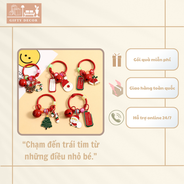 Móc Khóa Chủ Đề Noel – Phụ Kiện Mini Đậm Không Khí Lễ Hội - Ảnh 7