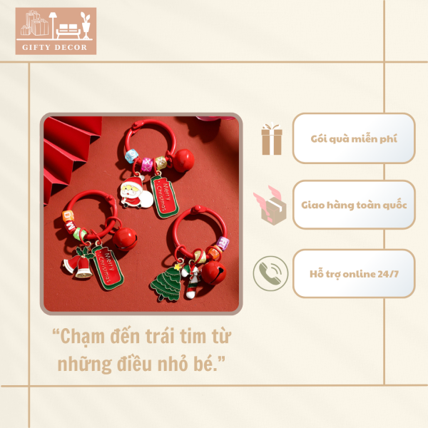 Móc Khóa Chủ Đề Noel – Phụ Kiện Mini Đậm Không Khí Lễ Hội - Ảnh 5