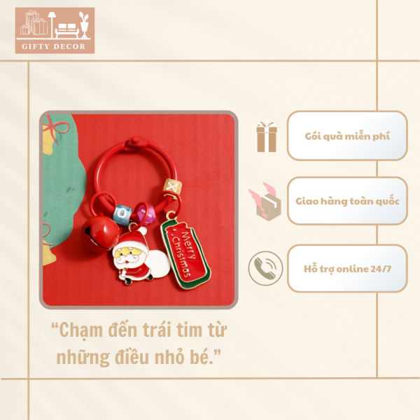Móc Khóa Chủ Đề Noel – Phụ Kiện Mini Đậm Không Khí Lễ Hội - Ảnh 4