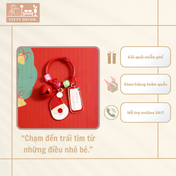 Móc Khóa Chủ Đề Noel – Phụ Kiện Mini Đậm Không Khí Lễ Hội - Ảnh 3