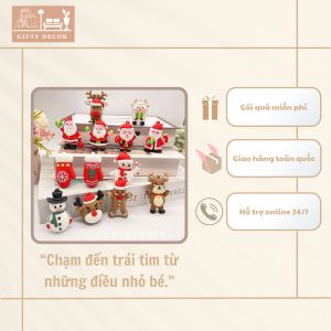 Móc Khóa Chủ Đề Noel – Phụ Kiện Mini Đậm Không Khí Lễ Hội