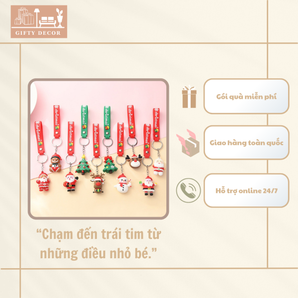 Móc Khóa Chủ Đề Noel – Phụ Kiện Mini Đậm Không Khí Lễ Hội - Ảnh 8