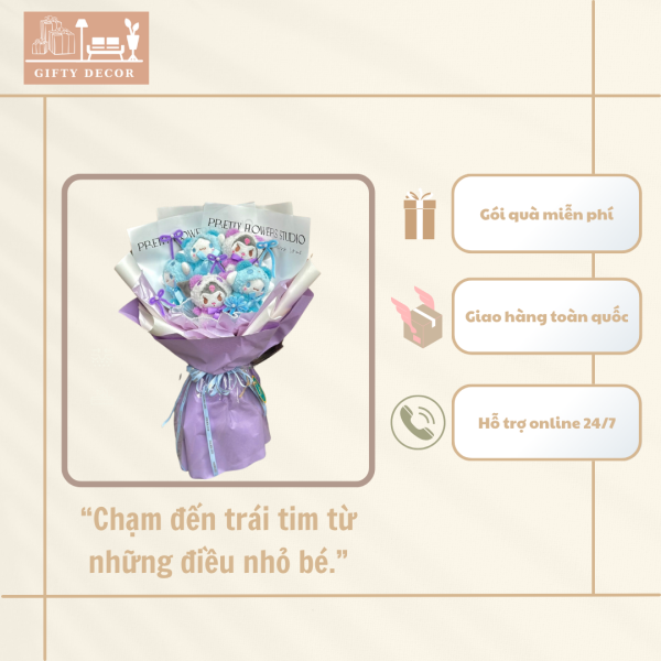 Bó hoa len kèm gấu bông tốt nghiệp – Quà tặng tinh tế cho tân cử nhân! - Ảnh 4