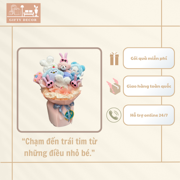 Bó hoa len kèm gấu bông tốt nghiệp – Quà tặng tinh tế cho tân cử nhân! - Ảnh 7