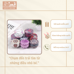 Nến Thơm Decor Bắc Âu – Hương Tự Nhiên, Hoa Khô Ép | Quà Tặng 4 Mùa Ý Nghĩa