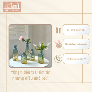 Lọ Thủy Tinh Để Bàn – Phụ Kiện Trang Trí Nhỏ Mà “Có Võ”