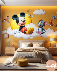 decor dán tường phòng ngủ