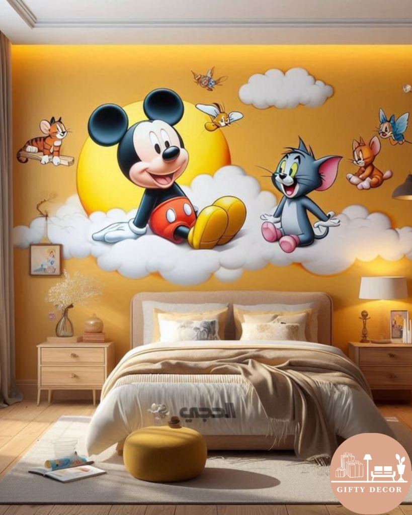 decor dán tường phòng ngủ